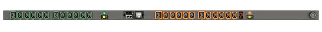 Vertiv Geist MNS5MGB1-24PJ48-3TL6A0A10-S power distribution unit (PDU) 24 AC outlet(s) 0U Black