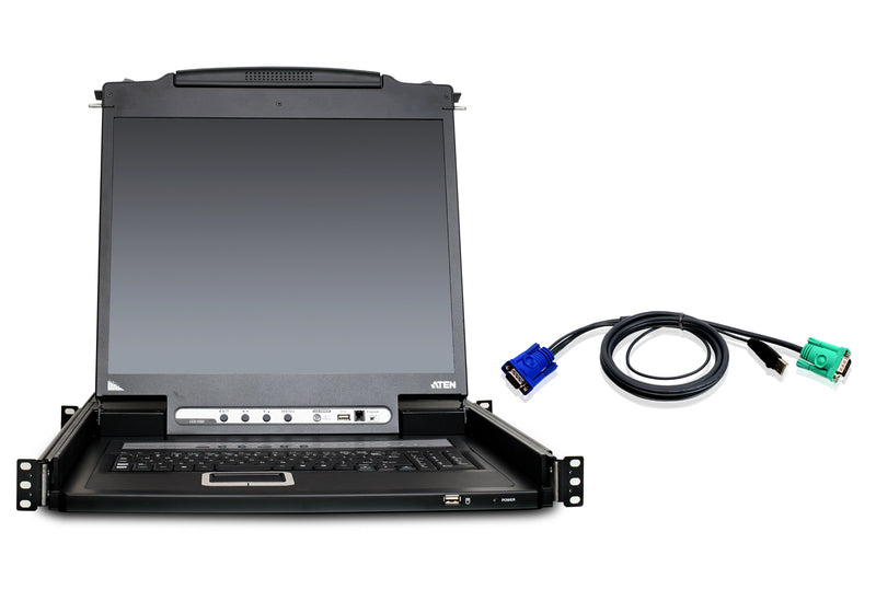 ATEN CL5716MUKIT rack console 43.2 cm (17") 1280 x 1024 pixels Black