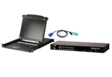 ATEN CLCS1316MUKIT KVM switch Rack mounting Black