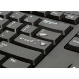 Kensington K64370 keyboard Office USB + PS/2 QWERTY Black