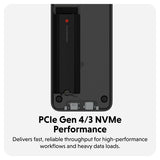 Targus HD2500GL storage drive enclosure SSD enclosure Black M.2