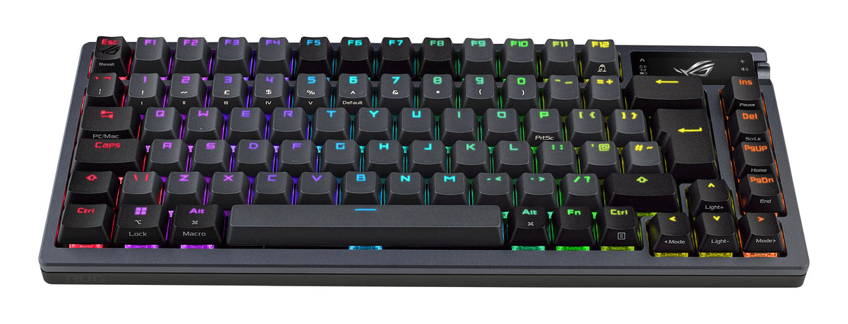 ASUS ROG AZOTH keyboard Gaming USB + RF Wireless + Bluetooth QWERTY US English Black