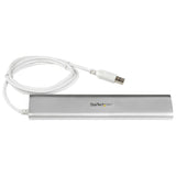 StarTech.com 7-Port USB Hub, USB A to 7x USB-A Ports, USB 5Gbps, Rugged Design, Bus or Self-Powered, Portable Laptop USB 3.0 Hub Expansion with Power Supply