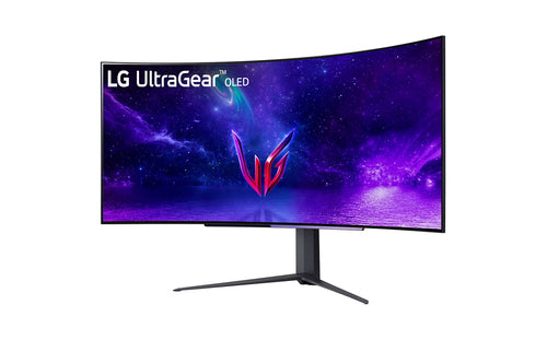 LG 45GR95QE-B computer monitor 113 cm (44.5") 3440 x 1440 pixels Wide Quad HD OLED Black