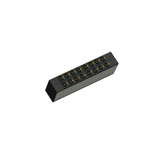 Middle Atlantic LP-62320 power distribution unit (PDU) 16 AC outlet(s) 2U Black