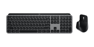 Logitech MX Keys S Combo for Mac keyboard Mouse included Home/Office RF Wireless + Bluetooth QWERTY US English Grey
