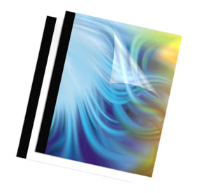 Fellowes Thermal Presentation Cover - 240 Sheet, Black Plastic 10 pc(s)