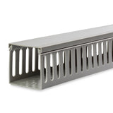 StarTech.com 3x3in Open Slot Wiring Cable Raceway Duct with Cover, Server Rack Cable Management, Cable Cover Duct, Cord Hider / Organizer, PVC Cable Manager - TAA Compliant