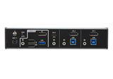 ATEN 3-Port USB-C DisplayPort Hybrid KVMP™ Switch
