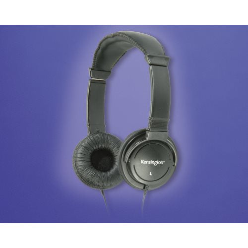 Kensington K33137 headphones/headset Wired Music Black