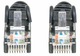 Intellinet Network Patch Cable, Cat6, 2m, Black, CCA, U/UTP, PVC, RJ45, Gold Plated Contacts, Snagless, Booted, Lifetime Warranty