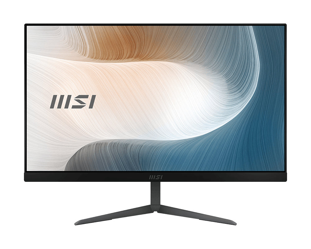 MSI Modern ModAM24111M256 Intel® Core™ i3 i3-1115G4 60.5 cm (23.8") 1920 x 1080 pixels All-in-One PC 8 GB DDR4-SDRAM 256 GB SSD Windows 10 Home Wi-Fi 5 (802.11ac) Black