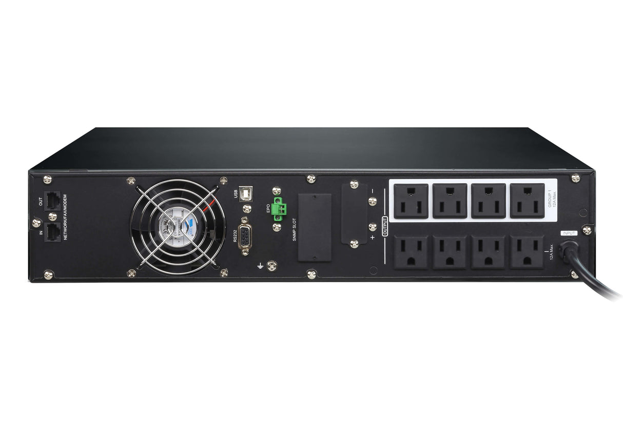 ATEN OL1000LV uninterruptible power supply (UPS) Double-conversion (Online) 1 kVA 1000 W 8 AC outlet(s)
