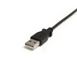 StarTech.com 3 ft Mini USB Cable - A to Right Angle Mini B