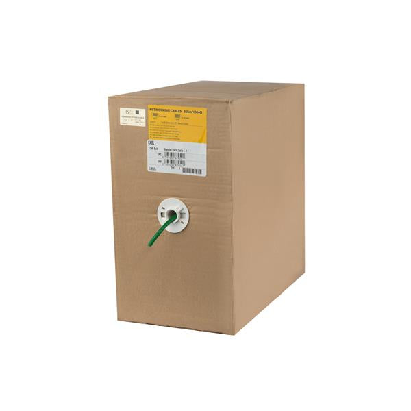 StarTech.com Bulk Cat6 Ethernet Cable - 1000 ft. - Stranded - CM-Rated for In-Wall Use - Green