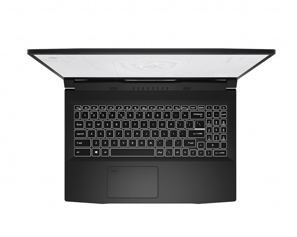 MSI Workstation 11UI-268 Intel® Core™ i7 i7-11800H Laptop 39.6 cm (15.6") Full HD 16 GB DDR4-SDRAM 512 GB SSD NVIDIA T1200 Wi-Fi 6 (802.11ax) Windows 10 Pro Black