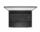 MSI Workstation 11UJ-267 Intel® Core™ i7 i7-11800H Laptop 39.6 cm (15.6") Full HD 16 GB DDR4-SDRAM 1 TB SSD NVIDIA RTX A2000 Wi-Fi 6 (802.11ax) Windows 10 Pro Black