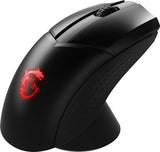 MSI CLUTCH GM41 LIGHTWEIGHT WIRELESS Gaming Mouse 'RGB, upto 20000 DPI, low latency, 74g weight, 80 hours battery life, 6 Programmable button, Symmetrical design, OMRON Switches, Dragon Center'