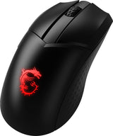 MSI CLUTCH GM41 LIGHTWEIGHT WIRELESS Gaming Mouse 'RGB, upto 20000 DPI, low latency, 74g weight, 80 hours battery life, 6 Programmable button, Symmetrical design, OMRON Switches, Dragon Center'