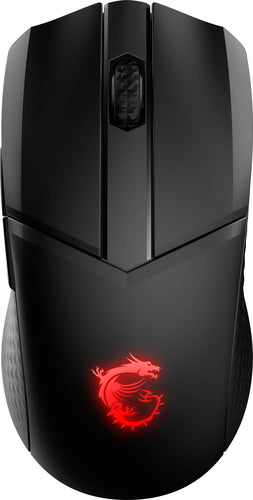 MSI CLUTCH GM41 LIGHTWEIGHT WIRELESS Gaming Mouse 'RGB, upto 20000 DPI, low latency, 74g weight, 80 hours battery life, 6 Programmable button, Symmetrical design, OMRON Switches, Dragon Center'