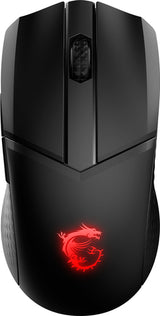 MSI CLUTCH GM41 LIGHTWEIGHT WIRELESS Gaming Mouse 'RGB, upto 20000 DPI, low latency, 74g weight, 80 hours battery life, 6 Programmable button, Symmetrical design, OMRON Switches, Dragon Center'