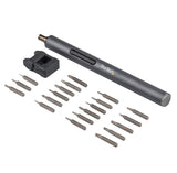 StarTech.com 20-Bit Electric Precision Screwdriver Set - Portable/Mini Battery Powered Bit Driver Kit for Electronics, Laptop, Computer, Tablet & Phone Repairs - Magnetic - Cordless - TAA
