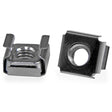 StarTech.com 50-Pack M6 Square Hole Cage Nuts and Installation Tool for 19" or 10" Server Racks, Cabinets and Enclosures, Silver - TAA