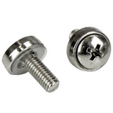 StarTech.com 20-Pack M5 12mm Screws, Square Hole Cage Nuts and Installation Tool, Hardware Mounting Kit for 19" or 10" Server Racks, Cabinets and Enclosures, Silver - TAA