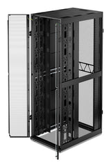 APC NetShelter SX, Server Rack Enclosure, Gen 2, 52U, 2436H x 800W x 1200D mm, with Sides, Black