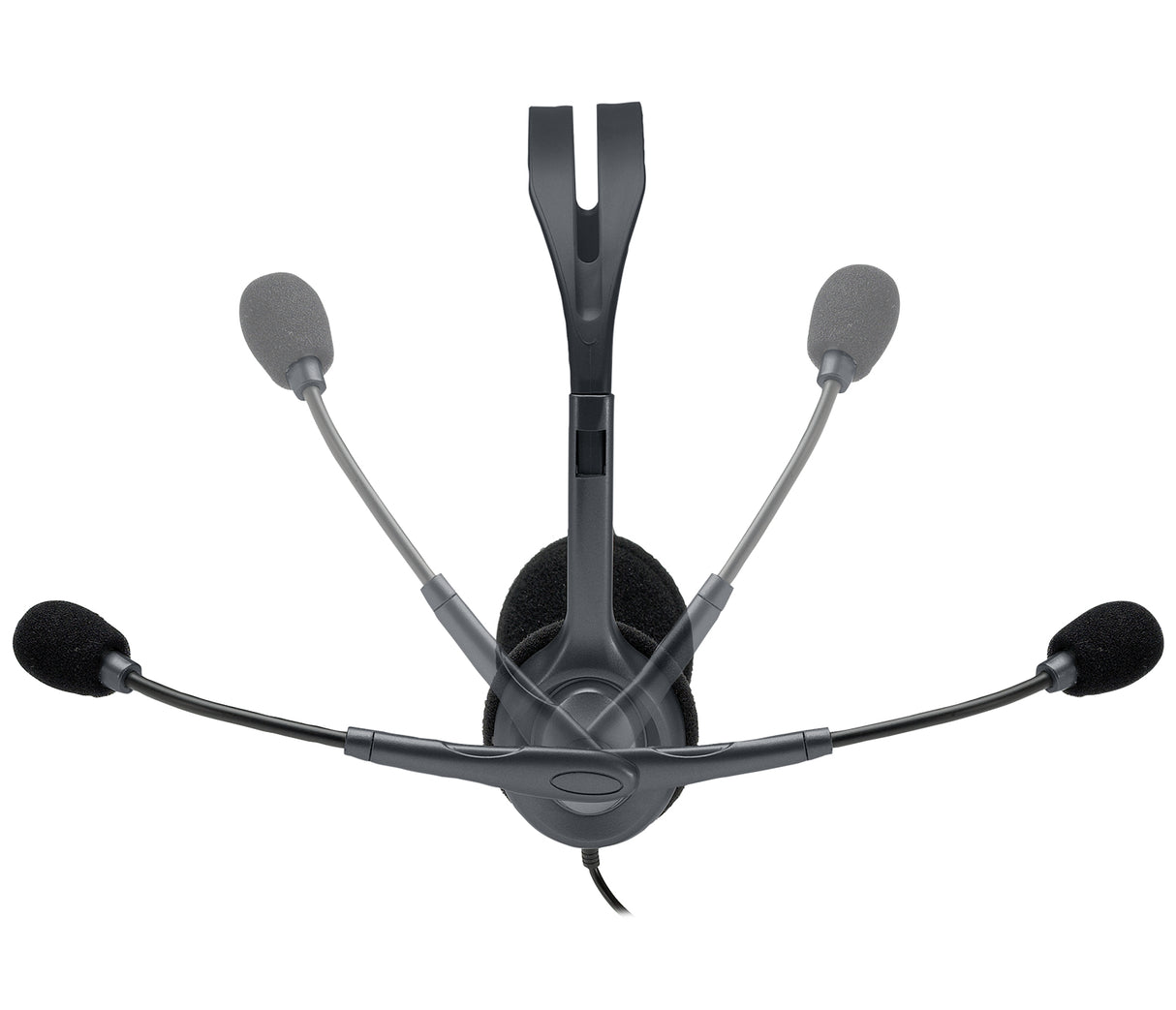 Logitech 981-000612 headphones/headset Wired Head-band Office/Call center Black