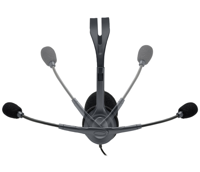 Logitech 981-000612 headphones/headset Wired Head-band Office/Call center Black