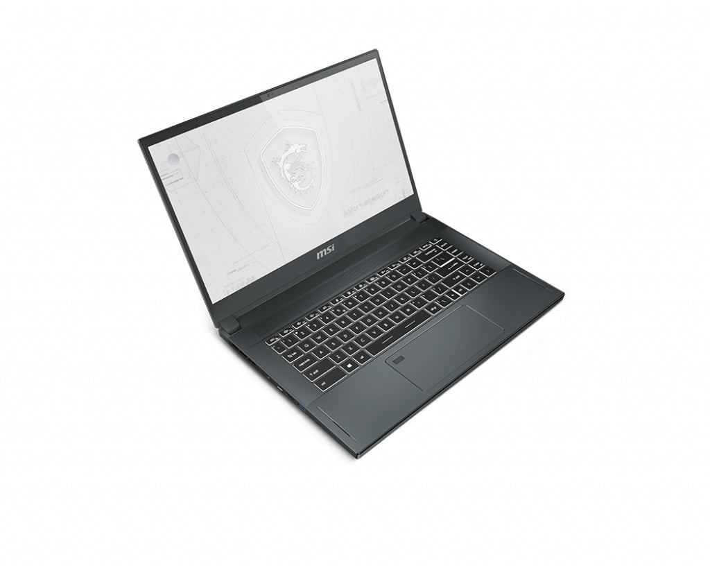 MSI Workstation 11UMT-220 Intel® Core™ i9 i9-11900H Laptop 39.6 cm (15.6") Touchscreen Full HD 64 GB DDR4-SDRAM 1 TB SSD NVIDIA RTX A5000 Wi-Fi 6E (802.11ax) Windows 10 Pro Black