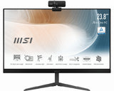 MSI Modern ModAM24111M256 Intel® Core™ i3 i3-1115G4 60.5 cm (23.8") 1920 x 1080 pixels All-in-One PC 8 GB DDR4-SDRAM 256 GB SSD Windows 10 Home Wi-Fi 5 (802.11ac) Black