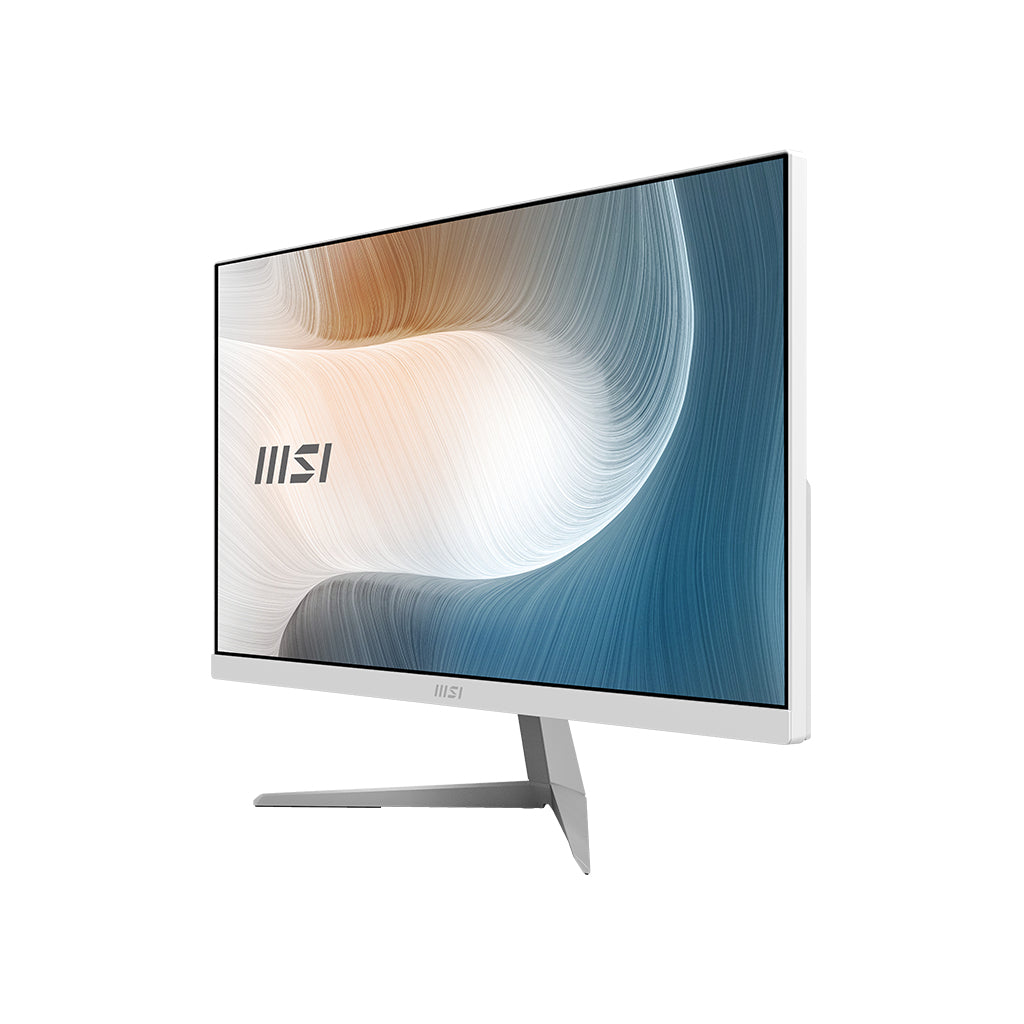 MSI Modern 11M-257US Intel® Core™ i3 i3-1115G4 60.5 cm (23.8") 1920 x 1080 pixels All-in-One PC 8 GB DDR4-SDRAM 256 GB SSD Windows 10 Home Wi-Fi 6 (802.11ax) White