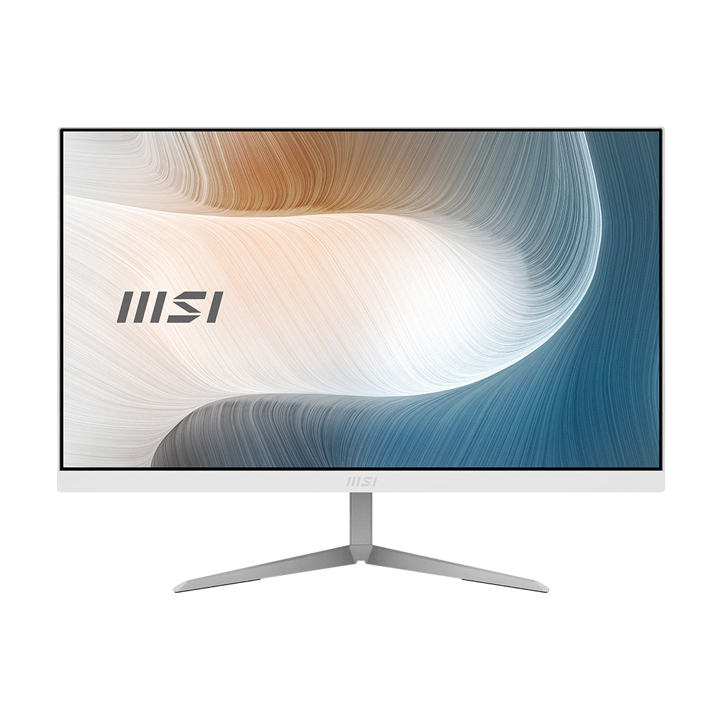 MSI Modern 11M-257US Intel® Core™ i3 i3-1115G4 60.5 cm (23.8") 1920 x 1080 pixels All-in-One PC 8 GB DDR4-SDRAM 256 GB SSD Windows 10 Home Wi-Fi 6 (802.11ax) White