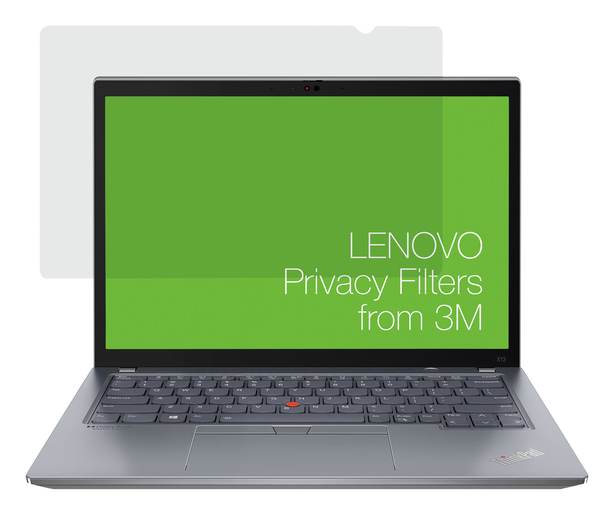 Lenovo 4XJ1D33266 display privacy filter 33.8 cm (13.3") Laptop Frameless display privacy filter