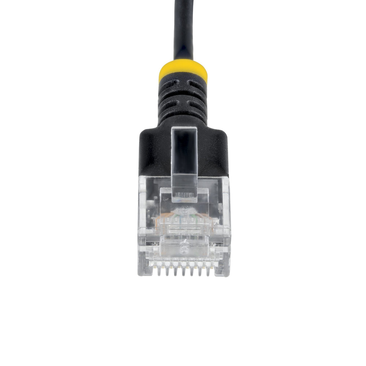 StarTech.com 4ft Black Ultra Slim Cat6A Ethernet Cable, UTP, Pure Bare Copper Wire, 34AWG Slim RJ45 Network Patch Cord, Individually Tested
