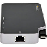 StarTech.com USB C Multiport Adapter - USB-C to 4K HDMI or VGA Video with 100W Power Delivery Pass-through, 2-Port 10Gbps USB Hub, MicroSD, GbE - USB 3.1 Gen 2 Type-C Mini/Travel Dock