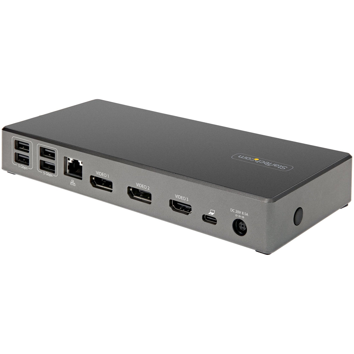 StarTech.com USB C Dock - Triple 4K Monitor USB Type-C Docking Station - 100W Power Delivery - DP 1.4 Alt Mode & DSC, 2x DisplayPort 1.4/HDMI 2.0 - 6xUSB (2x 10Gbps), SD - Windows/Chrome