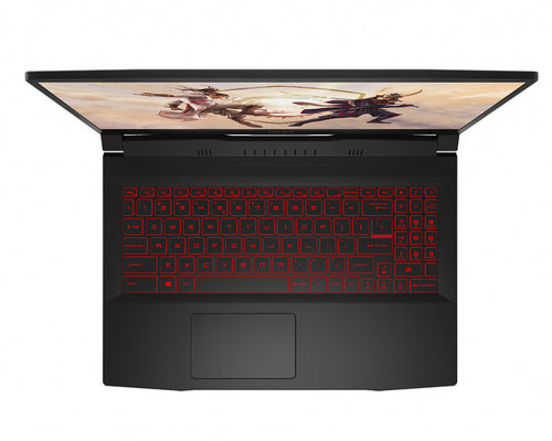 MSI Gaming GF66 11UE-663CA Katana Intel® Core™ i5 i5-11400H Laptop 39.6 cm (15.6") Full HD 8 GB DDR4-SDRAM 512 GB SSD NVIDIA GeForce RTX 3060 Wi-Fi 6 (802.11ax) Windows 11 Home Black