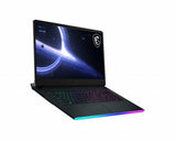 MSI Gaming GE76 11UH-062CA Raider Intel® Core™ i7 i7-11800H Laptop 43.9 cm (17.3") Full HD 32 GB DDR4-SDRAM 1 TB SSD NVIDIA GeForce RTX 3080 Wi-Fi 6 (802.11ax) Windows 10 Home Blue, Titanium