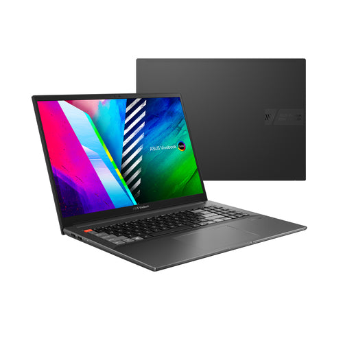 ASUS Vivobook Pro 16X OLED M7600QC-DB71-CA laptop AMD Ryzen™ 7 5800H 40.6 cm (16") WQUXGA 16 GB DDR4-SDRAM 512 GB SSD NVIDIA GeForce RTX 3050 Wi-Fi 6 (802.11ax) Windows 10 Home Black