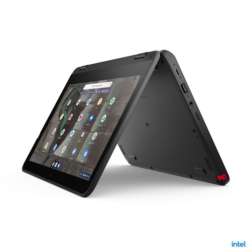 Lenovo 500e Chromebook Gen 3 (Intel) Intel® Celeron® N N4500 29.5 cm (11.6") Touchscreen HD 4 GB LPDDR4x-SDRAM 32 GB eMMC Wi-Fi 6 (802.11ax) ChromeOS Grey US English