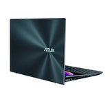 ASUS Zenbook Pro Duo 15 OLED UX582HS-XH99T-CA Intel® Core™ i9 i9-11900H Laptop 39.6 cm (15.6") Touchscreen 4K Ultra HD 32 GB DDR4-SDRAM 1 TB SSD NVIDIA GeForce RTX 3080 Wi-Fi 6 (802.11ax) Windows 11 Pro Blue