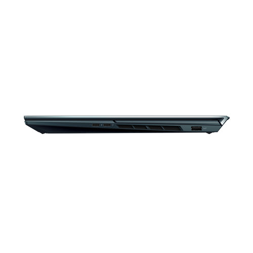 ASUS Zenbook Pro Duo 15 OLED UX582HS-XH99T-CA Intel® Core™ i9 i9-11900H Laptop 39.6 cm (15.6") Touchscreen 4K Ultra HD 32 GB DDR4-SDRAM 1 TB SSD NVIDIA GeForce RTX 3080 Wi-Fi 6 (802.11ax) Windows 11 Pro Blue