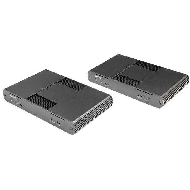 StarTech.com 4-Port USB 3.0 Extender Hub with 1x Gigabit Ethernet Port Extension over Single Cat6a/Cat7 Cable (RJ45) - 330ft (100m) - USB Extender Kit (USB-A) - 5Gbps USB 3.2/3.1 Gen 1