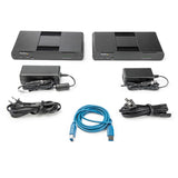 StarTech.com 4-Port USB 3.0 Extender Hub with 1x Gigabit Ethernet Port Extension over Single Cat6a/Cat7 Cable (RJ45) - 330ft (100m) - USB Extender Kit (USB-A) - 5Gbps USB 3.2/3.1 Gen 1