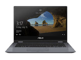 ASUS Vivobook Flip 14 TP412FA-Q3MS1-CB laptop Intel® Core™ i3 i3-10110U Hybrid (2-in-1) 35.6 cm (14") Touchscreen Full HD 4 GB DDR4-SDRAM 128 GB SSD Wi-Fi 6 (802.11ax) Windows 10 Home in S mode Grey