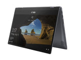 ASUS Vivobook Flip 14 TP412FA-Q3MS1-CB laptop Intel® Core™ i3 i3-10110U Hybrid (2-in-1) 35.6 cm (14") Touchscreen Full HD 4 GB DDR4-SDRAM 128 GB SSD Wi-Fi 6 (802.11ax) Windows 10 Home in S mode Grey