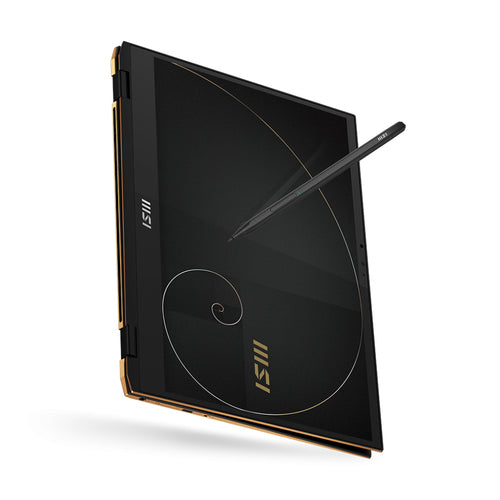 MSI Summit E13 Flip Evo A11MT-074CA Intel® Core™ i7 i7-1185G7 Hybrid (2-in-1) 34 cm (13.4") Touchscreen Full HD+ 16 GB LPDDR4x-SDRAM 1 TB SSD Wi-Fi 6 (802.11ax) Windows 10 Pro Black